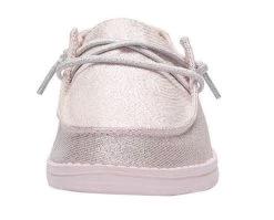 Hey Dude Sparkling Pink Wendy Youth Canvas Shoes 130126833 -Vogue Shoes 130126833 3