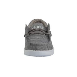 Hey Dude Linen Stone Wally Youth Boys Casual Shoes 130130704 -Vogue Shoes 130130704 4 resized