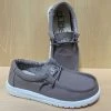 Hey Dude Wally Grey Youth Kids Casual Shoes 130133000 1 Hey Dude Wally Grey Youth Kids Casual Shoes 130133000 -Vogue Shoes 130133000