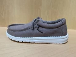 Hey Dude Wally Grey Youth Kids Casual Shoes 130133000 -Vogue Shoes 130133000 2