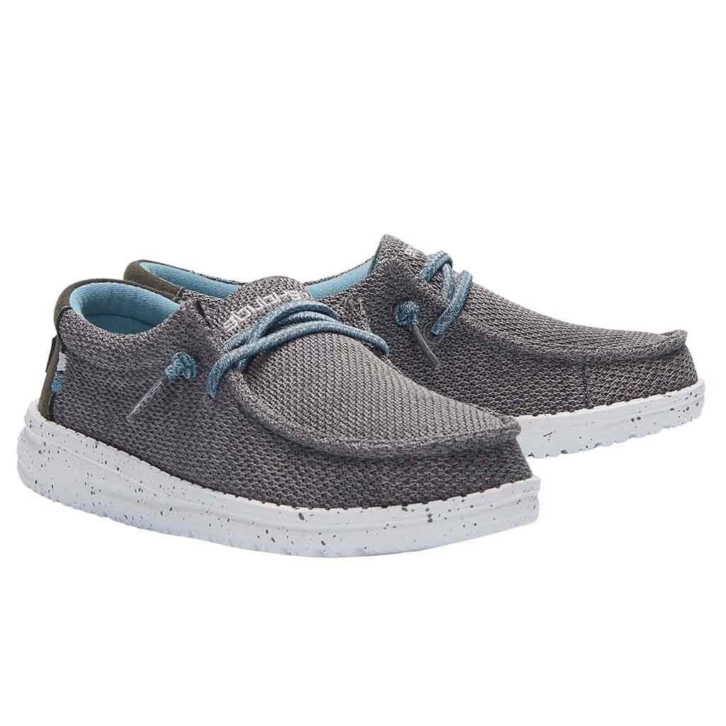 Hey Dude SharkSkin Wally Sox Youth Casual Shoes 130133217 3 Hey Dude SharkSkin Wally Sox Youth Casual Shoes 130133217