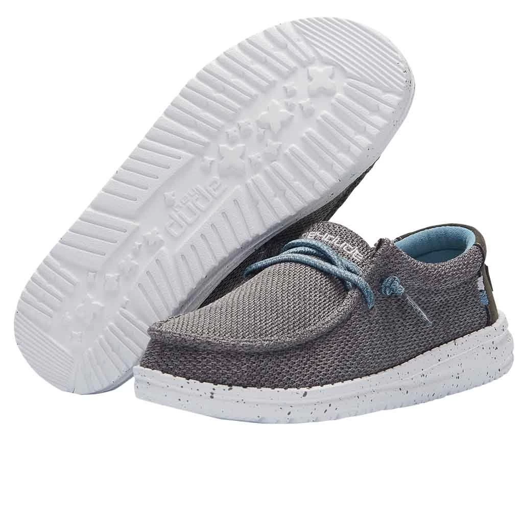 Hey Dude SharkSkin Wally Sox Youth Casual Shoes 130133217 4 Hey Dude SharkSkin Wally Sox Youth Casual Shoes 130133217 - Image 2