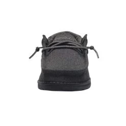 Hey Dude Black Wally Youth Casual Shoes 130134900 -Vogue Shoes 130134900 wally youth black 04 resized