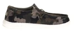 Hey Dude Wally Linen Camo Youth Kids Casual Shoes 130157003 9 Hey Dude Wally Linen Camo Youth Kids Casual Shoes 130157003 -Vogue Shoes 130157003 4