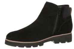 Vionic Black Suede Brionie Chelsea Womens Boots 13016L1-001 -Vogue Shoes 13016l1 001 2 resized