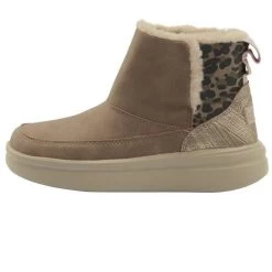 Hey Dude Chestnut Mel Youth Booties 130281602 -Vogue Shoes 130281602 1 resized