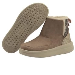 Hey Dude Chestnut Mel Youth Booties 130281602