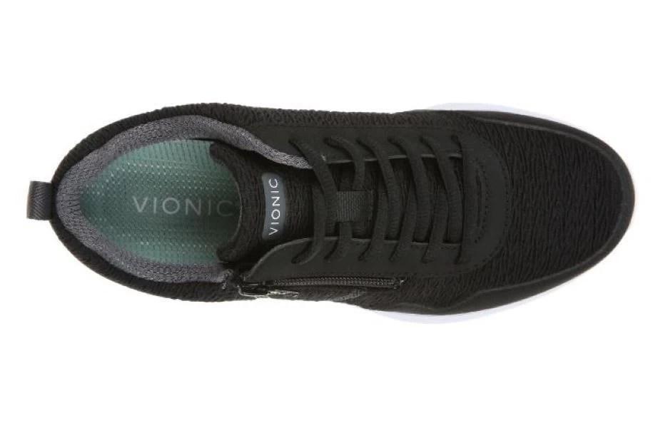 Vionic Black Jetta Womens Zip Entry Athletic Sneakers 1308151-001 5 Vionic Black Jetta Womens Zip Entry Athletic Sneakers 1308151-001 - Image 3