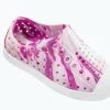 Native Blossom Pink/Shell White/Marbled Jefferson Childrens Slip On Shoes 13100110-8639 -Vogue Shoes 13100110 8639