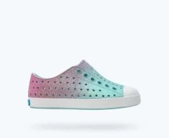 Native Hollywood Hydrangea Bling/Shell White Children's (Big Kid's) Sneakers 1500112-5635