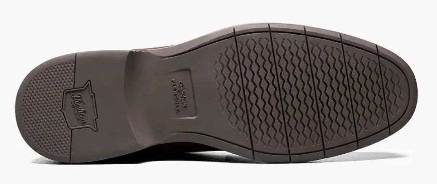 Florsheim Cognac Tumbled Norwalk Plain Toe Oxford Men's Dress Shoes 13369-222 8 Florsheim Cognac Tumbled Norwalk Plain Toe Oxford Men's Dress Shoes 13369-222 - Image 6