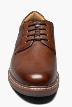 Florsheim Cognac Tumbled Norwalk Plain Toe Oxford Men's Dress Shoes 13369-222 10 Florsheim Cognac Tumbled Norwalk Plain Toe Oxford Men's Dress Shoes 13369-222 -Vogue Shoes 13369 222 5 resized