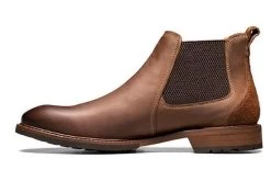 Florsheim Brown Lodge Plain Toe Gore Mens Boots 14285-215 -Vogue Shoes 14285 215 4