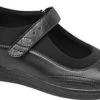 14375-99 Rose Black Lightweight Comfort Velcro Drew Womens Shoes 1 14375-99 Rose Black Lightweight Comfort Velcro Drew Womens Shoes -Vogue Shoes 14375