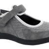 Drew Grey Stretch Buttercup Mary Jane Womens Shoes 14802-43
