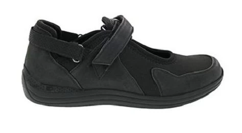 Drew Shoes Buttercup Women's Black Leather /Black Stretch Comfort Shoe 14802 4 Drew Shoes Buttercup Women's Black Leather /Black Stretch Comfort Shoe 14802 - Image 2