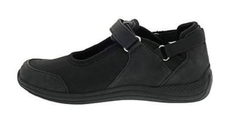 Drew Shoes Buttercup Women's Black Leather /Black Stretch Comfort Shoe 14802 5 Drew Shoes Buttercup Women's Black Leather /Black Stretch Comfort Shoe 14802 - Image 3