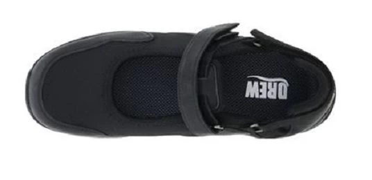 Drew Shoes Buttercup Women's Black Leather /Black Stretch Comfort Shoe 14802 7 Drew Shoes Buttercup Women's Black Leather /Black Stretch Comfort Shoe 14802 - Image 5