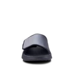 Oofos Gray Ooahh Sport Flex Mens Sandal 1550-BLKGRY 9 Oofos Gray Ooahh Sport Flex Mens Sandal 1550-BLKGRY -Vogue Shoes 1550 blk gry 2 resized