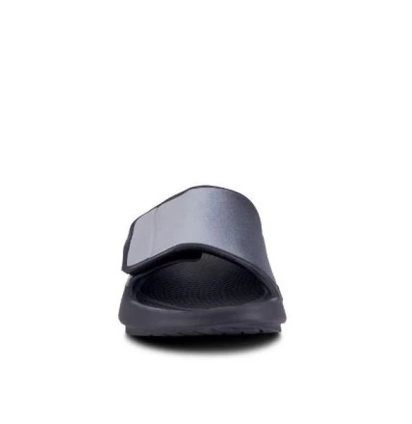 Oofos Gray Ooahh Sport Flex Mens Sandal 1550-BLKGRY 4 Oofos Gray Ooahh Sport Flex Mens Sandal 1550-BLKGRY - Image 2