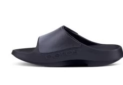 Oofos Gray Ooahh Sport Flex Mens Sandal 1550-BLKGRY 10 Oofos Gray Ooahh Sport Flex Mens Sandal 1550-BLKGRY -Vogue Shoes 1550 blk gry 3 resized