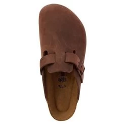 159713 BOSTON Habana Oiled Leather Soft Footbed Women's Birkenstock -Vogue Shoes 159713 2