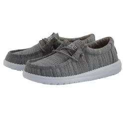 Hey Dude Linen Stone Wally Toddler Boys Shoes 160010704 -Vogue Shoes 160010704 2 resized