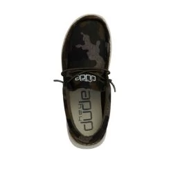 Hey Dude Linen Camo Wally Toddler Casual Shoes 160017030 -Vogue Shoes 160017030 wally linen toddler camo 06 resized