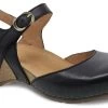 Dansko Black Milled Burnished Tiffani Womens Open Back Shoes 1710-501600 -Vogue Shoes 1710501600 1 resized