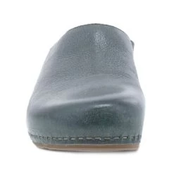 Dansko Denim Milled Burnished Talulah Women's Mules 1712-871600 -Vogue Shoes 1712 871600 3 resized