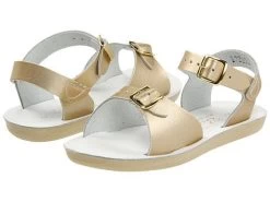Salt Water Surfer 700 Gold Leather Kids Sandal 1703-GOLD -Vogue Shoes 1720 gold