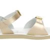 Salt Water Surfer 700 Gold Leather Kids Sandal 1703-GOLD -Vogue Shoes 1720 gold3