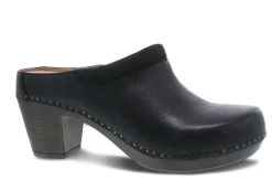 Dansko Black Milled Burnished Sammy Women's Mules 1830-029400