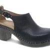 Dansko Black Milled Nubuck Sassy Women's Shoes 1831-029400
