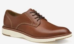 Johnston & Murphy Tan Full Grain Upton Plain Toe Men's Shoes 20-3520