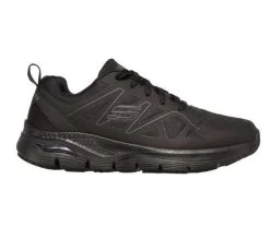 Skechers Black Arch Fit Sr Axtell Mens Work Shoes 200025