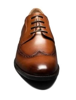 Stacy Adams Brown Barlow Wingtip Oxford Mens Dress Shoes 20197-232 -Vogue Shoes 20197 232 4
