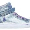 Skechers Light Blue/Silver Girl's Twinkle Toes Twi-Lites-Miss Holla-Glam Shoes 20240N 2 Skechers Light Blue/Silver Girl's Twinkle Toes Twi-Lites-Miss Holla-Glam Shoes 20240N -Vogue Shoes 20240n lbsl