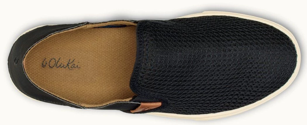 Olukai Pehuea Black Mesh Slip-On Comfort Womens Shoes 20271-4040 5 Olukai Pehuea Black Mesh Slip-On Comfort Womens Shoes 20271-4040 - Image 3