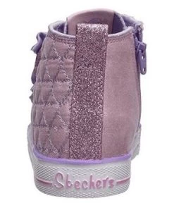 Skechers Pink/Lavander Girls Twinkle Toes: Shuffle Lite-Quilted Beauties Shoes 20271N -Vogue Shoes 20271n pklv 3