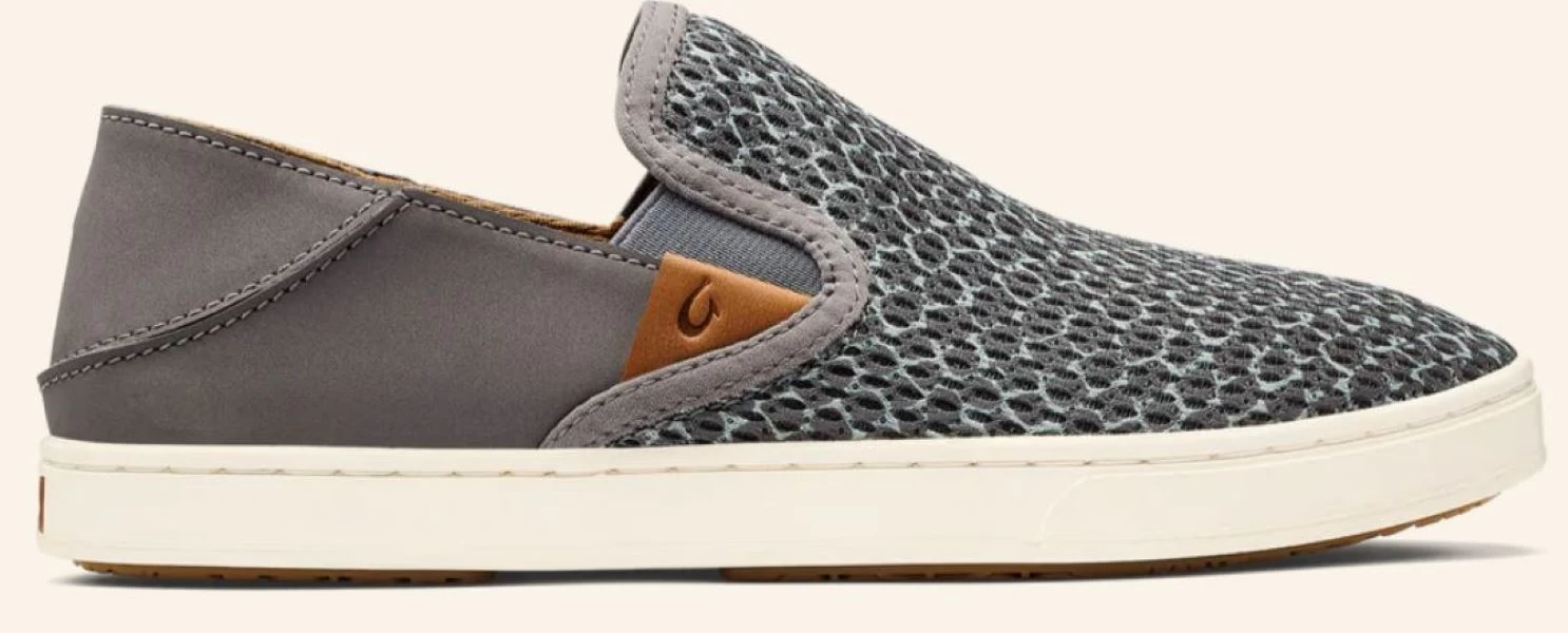 Olukai Charcoal/Mo'o Pehuea Pa'i Women's Slip On Shoes 20360-26XQ 3 Olukai Charcoal/Mo'o Pehuea Pa'i Women's Slip On Shoes 20360-26XQ