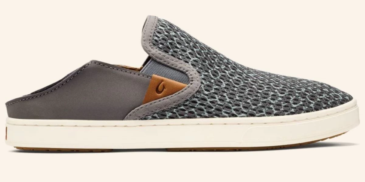 Olukai Charcoal/Mo'o Pehuea Pa'i Women's Slip On Shoes 20360-26XQ 4 Olukai Charcoal/Mo'o Pehuea Pa'i Women's Slip On Shoes 20360-26XQ - Image 2