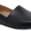 Dansko Black Milled Larisa Womens Flat Shoes 2036-020200 -Vogue Shoes 2036020200 resized