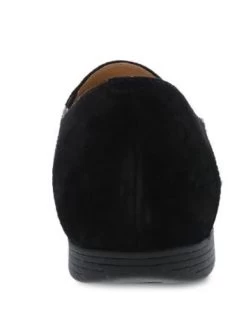 Dansko Black Glazed Leather Lace Women's Loafers 2040-470200 -Vogue Shoes 2040 470200 4 resized
