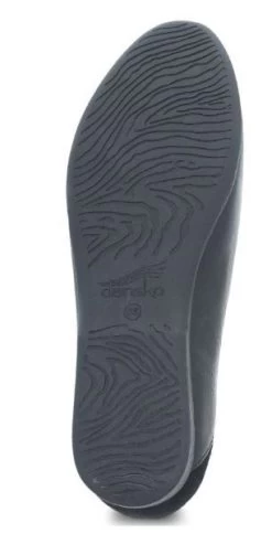 Dansko Black Glazed Leather Lace Women's Loafers 2040-470200 -Vogue Shoes 2040 470200 6 resized