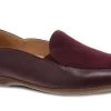 Dansko Wine Glazed Leather Lace Women's Loafers 2040-880600 -Vogue Shoes 2040 880600 1 resized