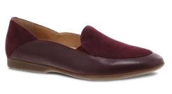Dansko Wine Glazed Leather Lace Women's Loafers 2040-880600
