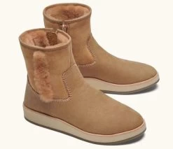 Olukai Tan Paina Hulu Womens Shearling Boots 20455-3434 7 Olukai Tan Paina Hulu Womens Shearling Boots 20455-3434 -Vogue Shoes 20455 3434 2 resized