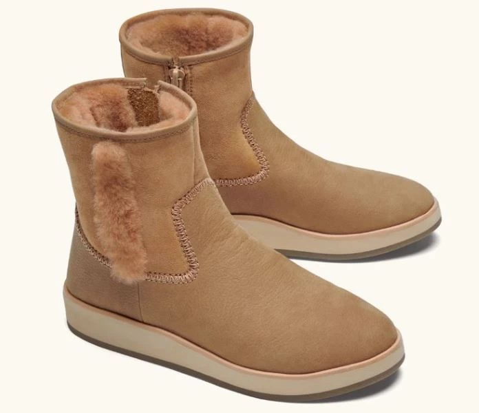 Olukai Tan Paina Hulu Womens Shearling Boots 20455-3434 4 Olukai Tan Paina Hulu Womens Shearling Boots 20455-3434 - Image 2
