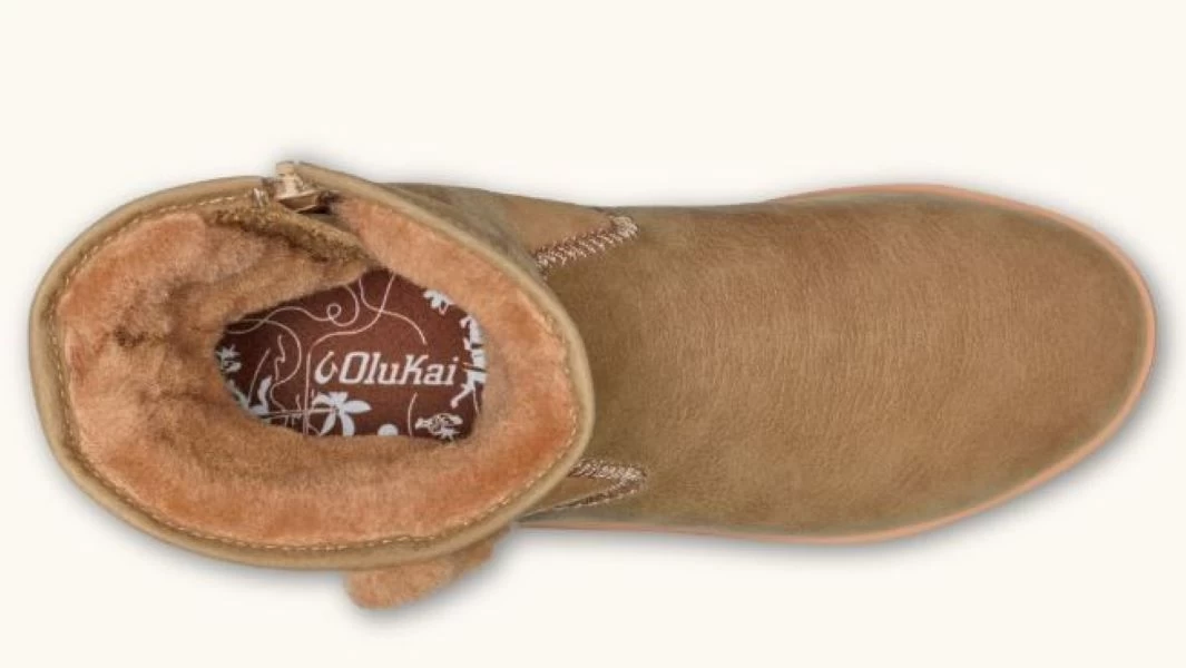 Olukai Tan Paina Hulu Womens Shearling Boots 20455-3434 5 Olukai Tan Paina Hulu Womens Shearling Boots 20455-3434 - Image 3